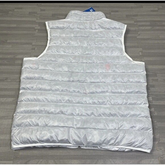 New adidas Essentials + Sustainable Made with Nature Vest Mens M White HK7539 - Picture 5 of 5